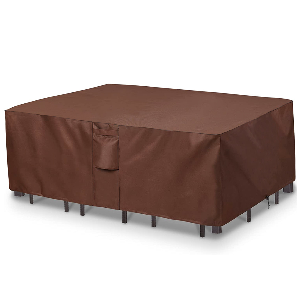 Outdoor Furniture Sunbrella - Brauner 420D HEAVY DUTY wasserdichter Terrassenmöbelbezug