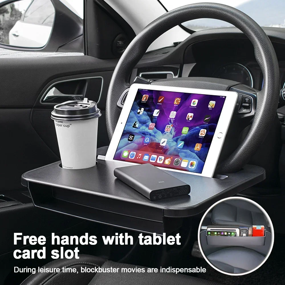 Outdoor Furniture Dining - Multifunktionaler Auto-Laptop-Tisch mit Halterung für Lenkrad,