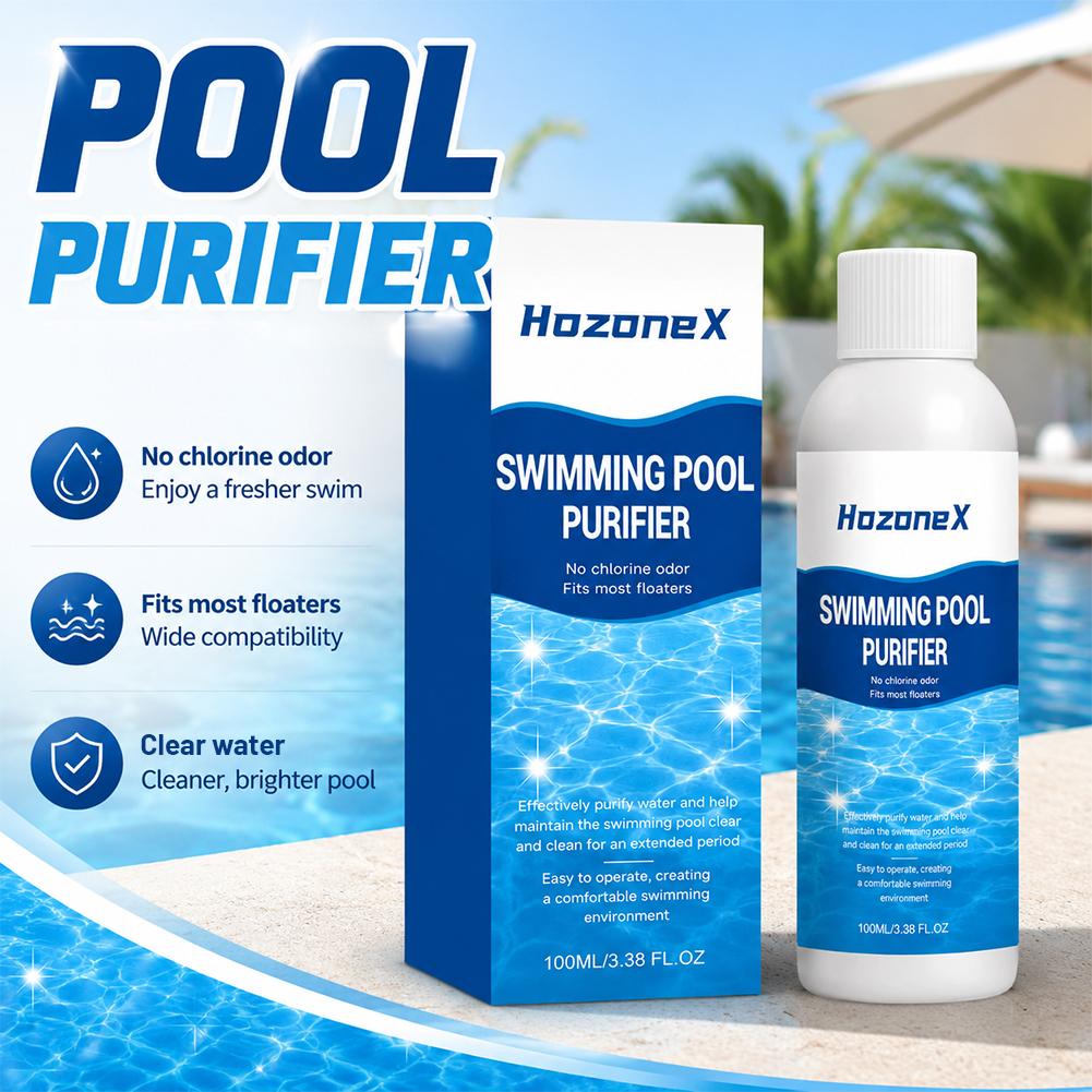 Inflatable Hot Tub - 1/2 Stück Schwimmbad-Wasserreiniger Kalkentferner Chlorfreier Wasserklärer