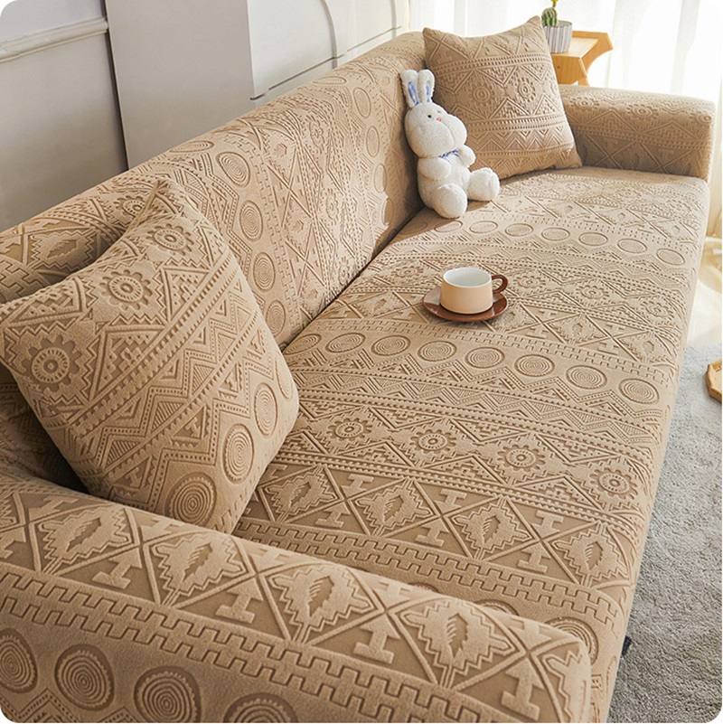 Outdoor Furniture Cover Xl - Jacquard-Samt Elastischer Sofabezug Universeller Komplettbezug für