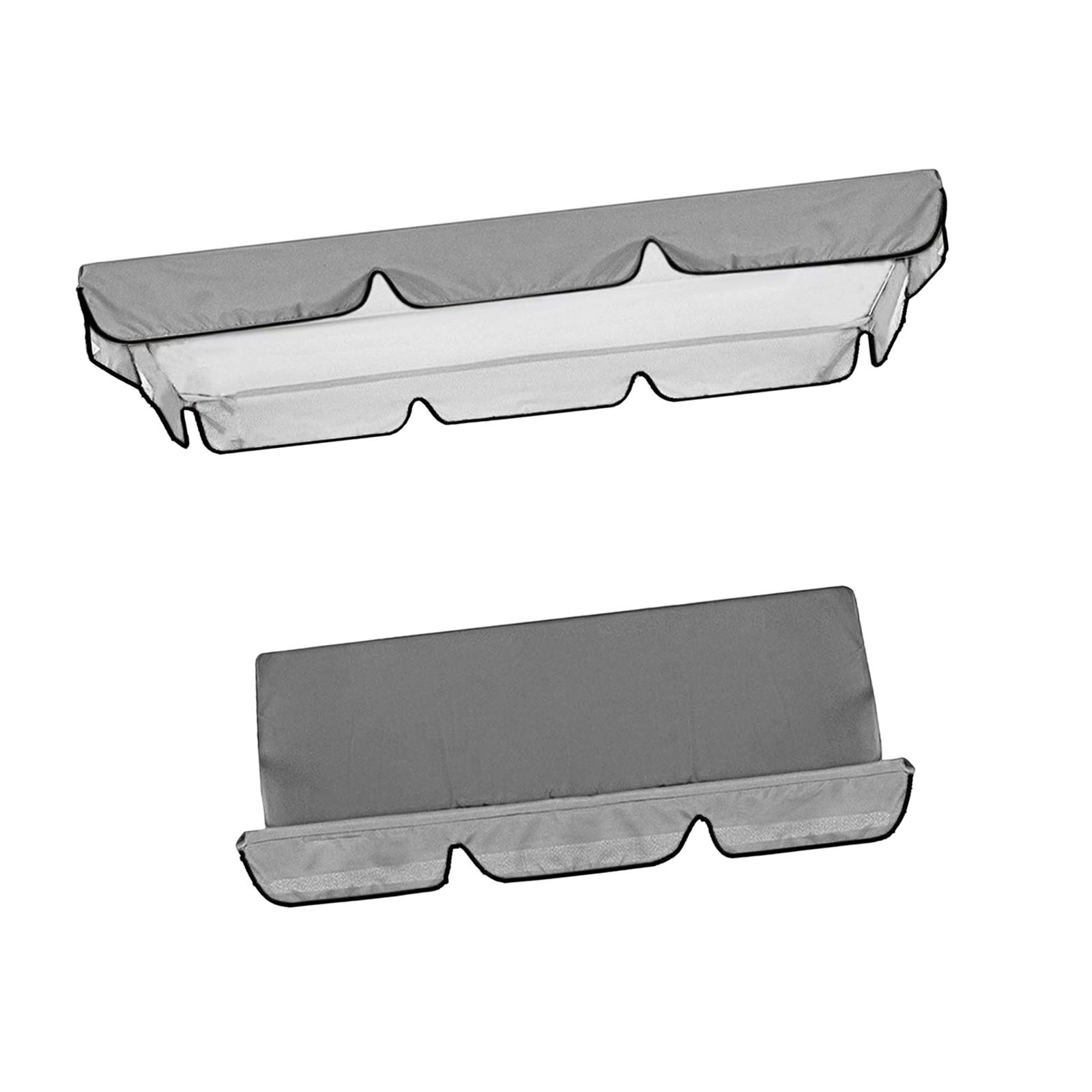 Outdoor Furniture Sunbrella - Ersatz-Überdachung für Gartenschaukel, 3-Sitzer Gartenschaukel-Sitzüberdachung für