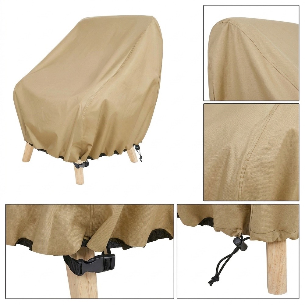 Outdoor Furniture Lounge Chair - Wasserdichte Gartenstuhl-Abdeckung für Outdoor-Loungesessel, Einzel-Liegestuhl-Abdeckung, passend