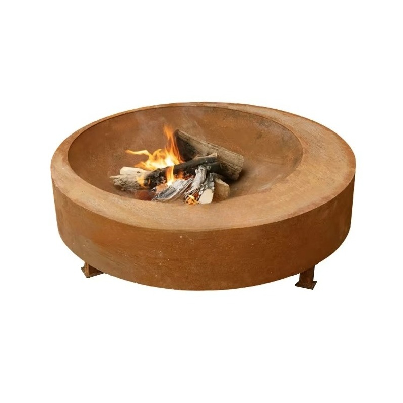 Fire Pit Bowl - Großer Landschaft, Hinterhof, Party, Holzbrenner, Außenheizung,