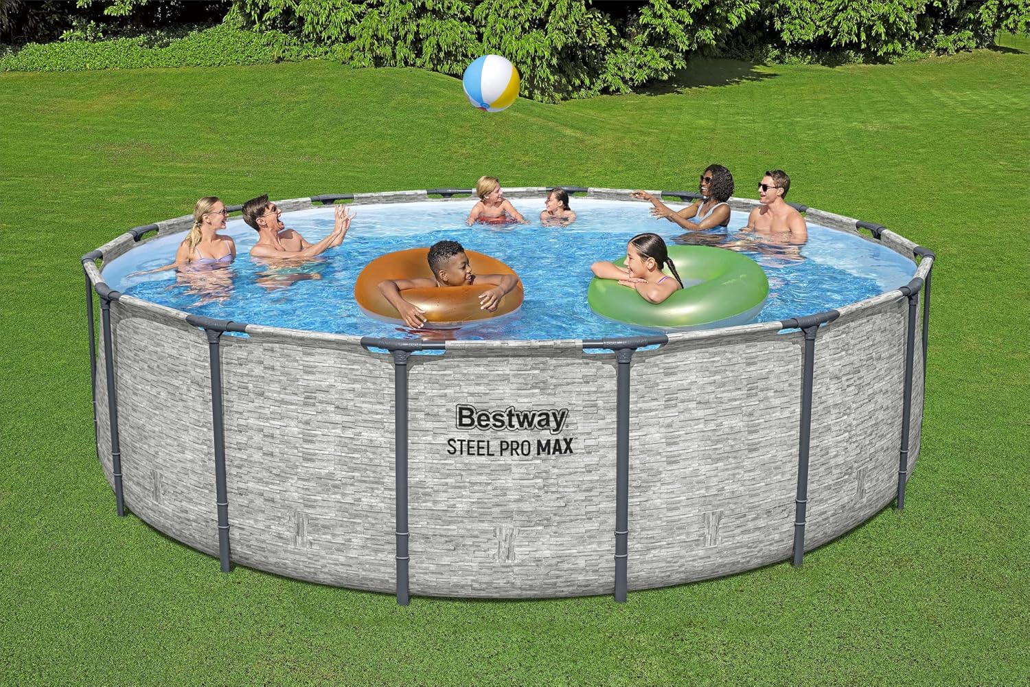 Inflatable Hot Tub - Steel Pro MAX Aufstellpool-Set (16' x