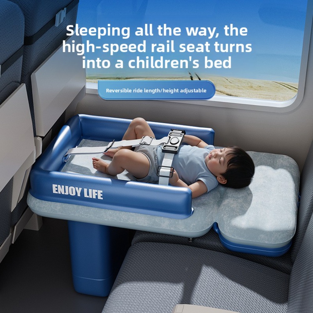 Outdoor Furniture Pillows - Aufblasbare Kleinkind-Flugzeugbett- und Autositzverlängerung, tragbare Kinder-Reisematratze