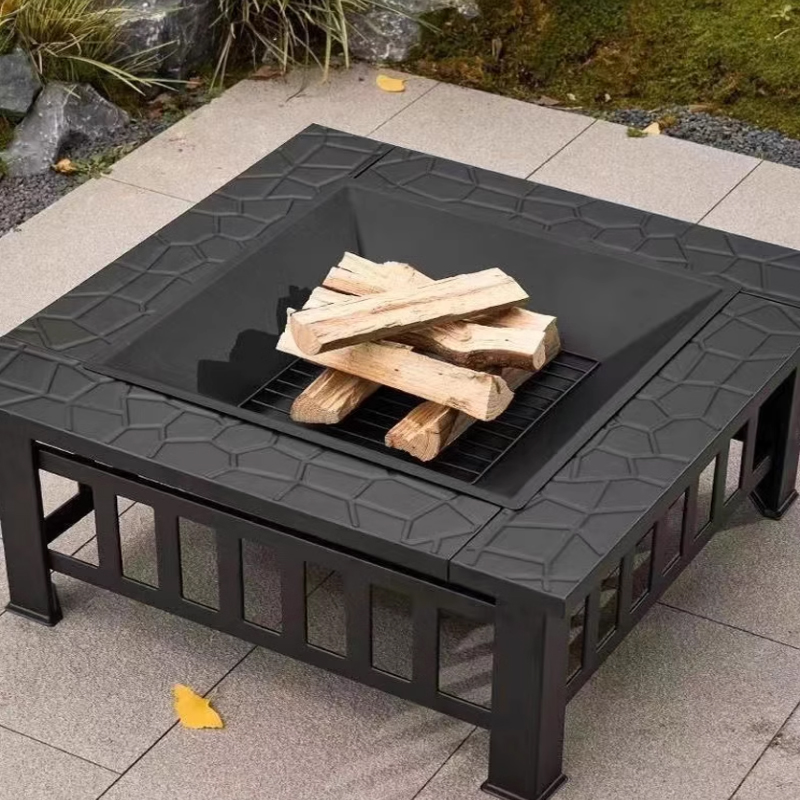 Fire Pit Bowl - Outdoor-Feuerschale aus Metall für Garten, Terrasse