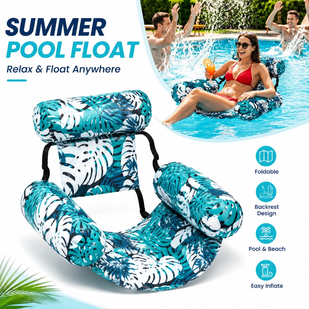 Outdoor Furniture Lounge Chair - Robuster aufblasbarer Pool-Loungesessel für Erwachsene –