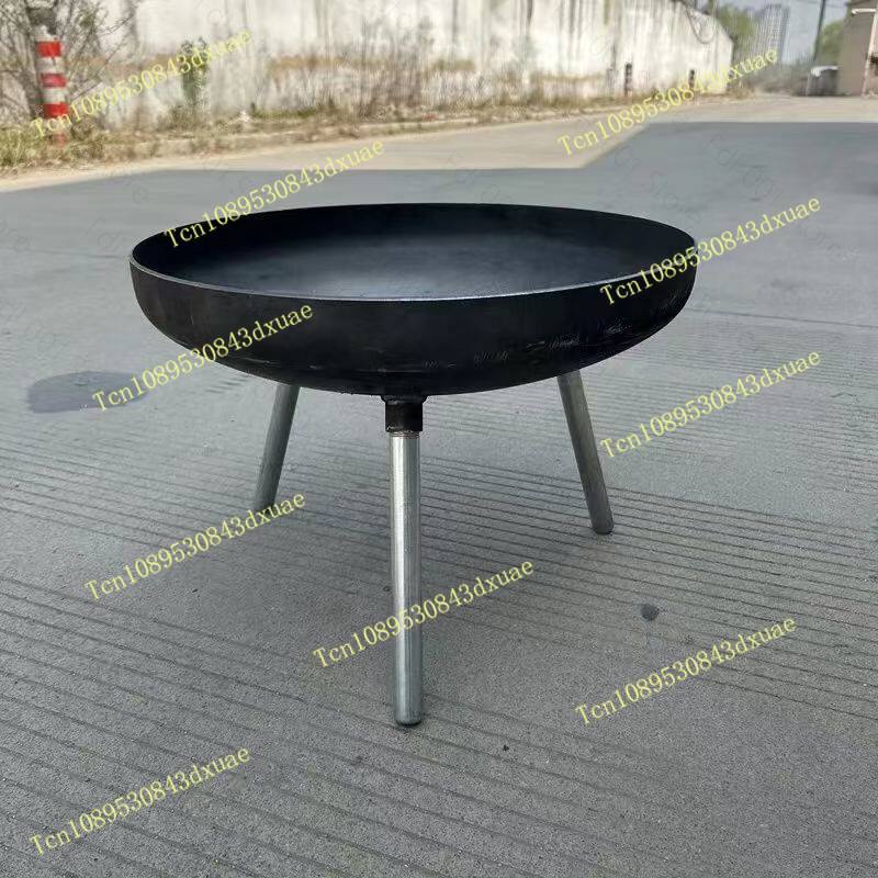 Fire Pit Bowl - 80cm Große Gusseisen-Feuerschale für Innen und
