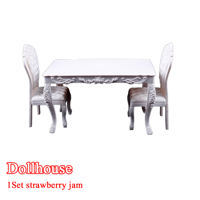 Outdoor Furniture Dining - Puppenhaus 1:6 Küchenmöbel Esstisch Stuhl Computer