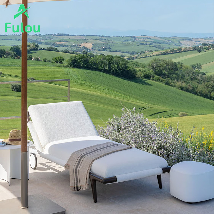 Moderne Aluminium-Sonnenliege  – Outdoor Furniture Quick Dry Bewertung und Preis