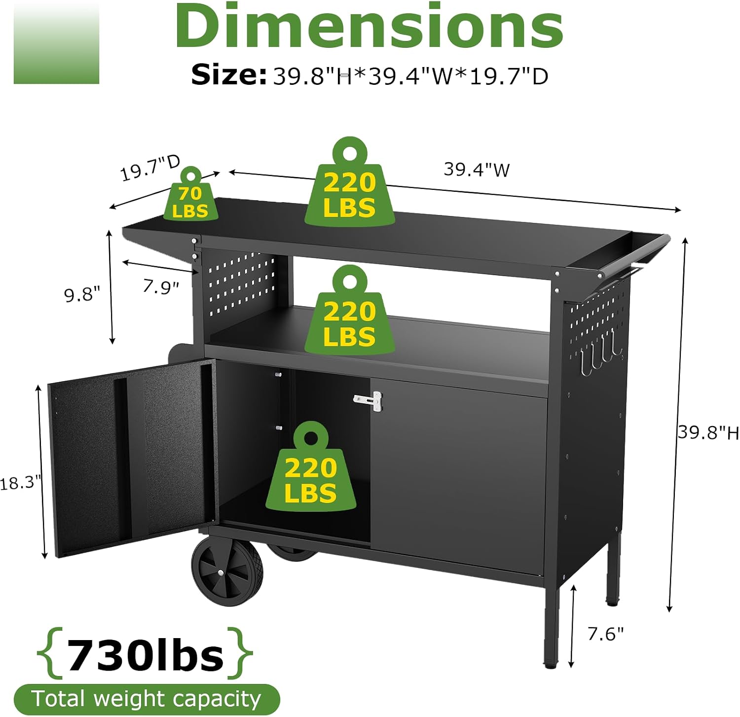 Outdoor-Grillwagen mit Staurau – Outdoor Furniture European Bewertung und Preis