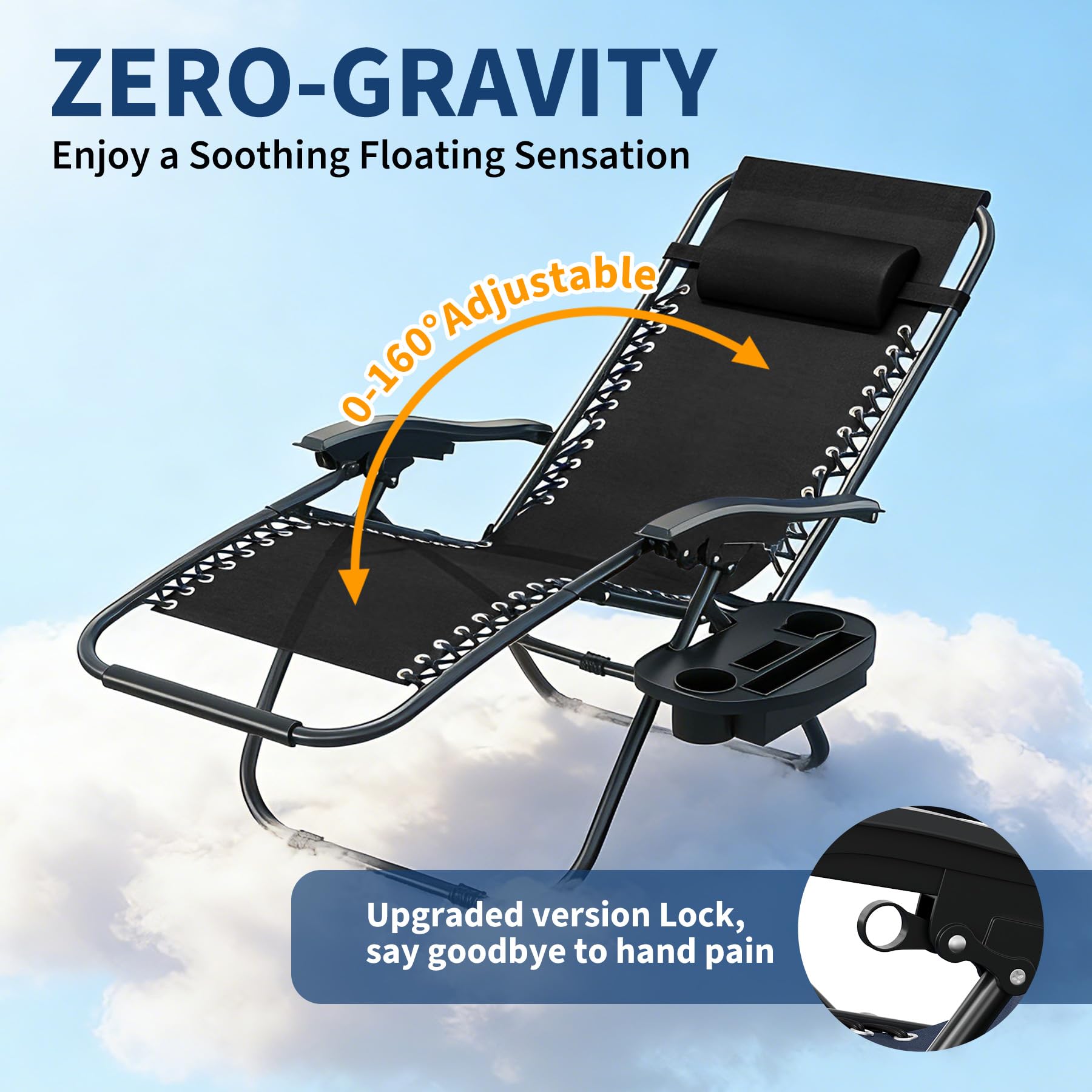 Zero Weighted Patio-Lounge-Lie – Outdoor Furniture Quick Dry Bewertung und Preis