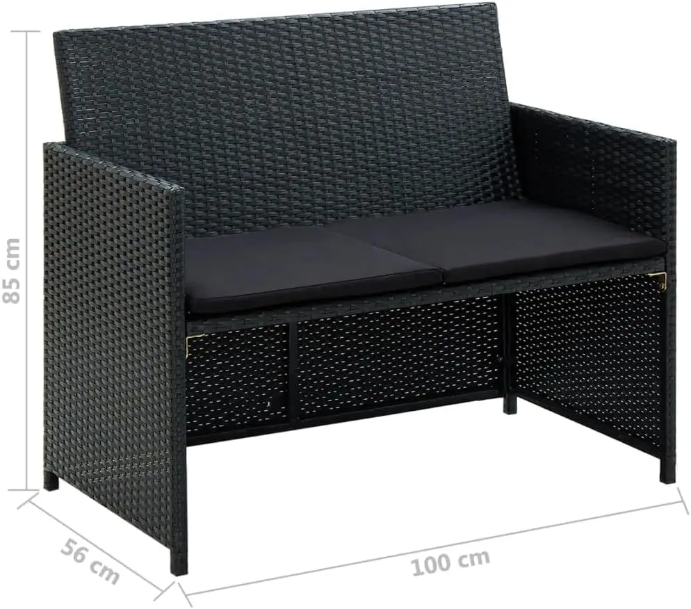 2-Sitzer-Gartensofa mit abnehm – Outdoor Furniture Cushions 22 X 22 Bewertung und Preis