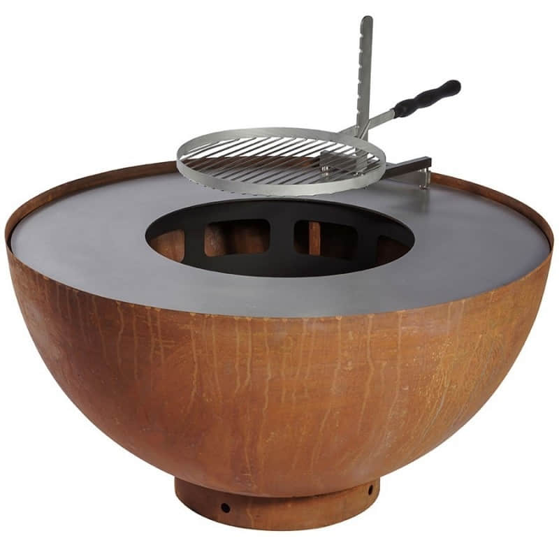 Outdoor Fire Pit Corten Steel  – Fire Pit Bowl Bewertung und Preis