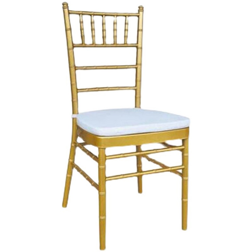 Eleganter Goldener Bambusstuhl – Outdoor Furniture Rental For Party Bewertung und Preis