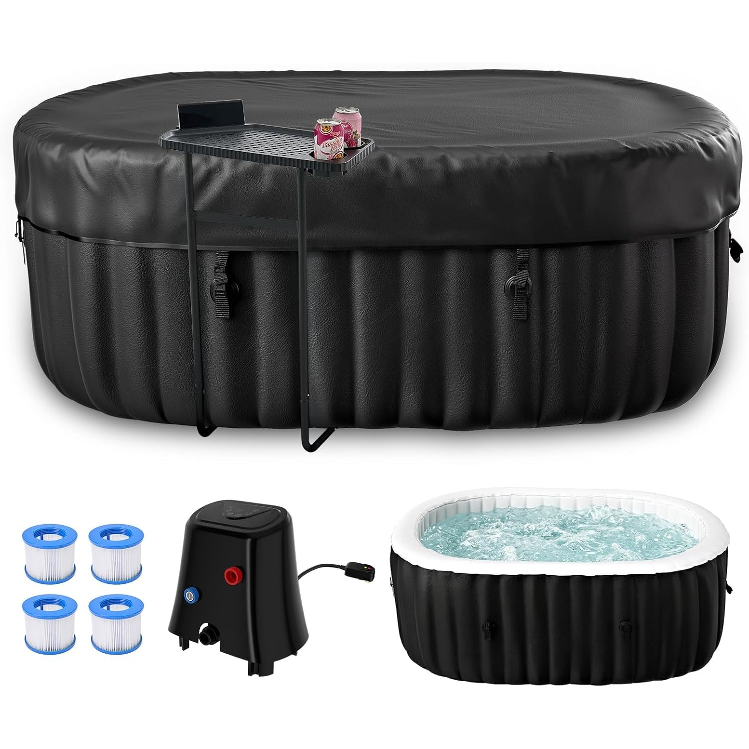 75×47×25 Zoll Ovaler Aufblasba – Inflatable Hot Tub Bewertung und Preis