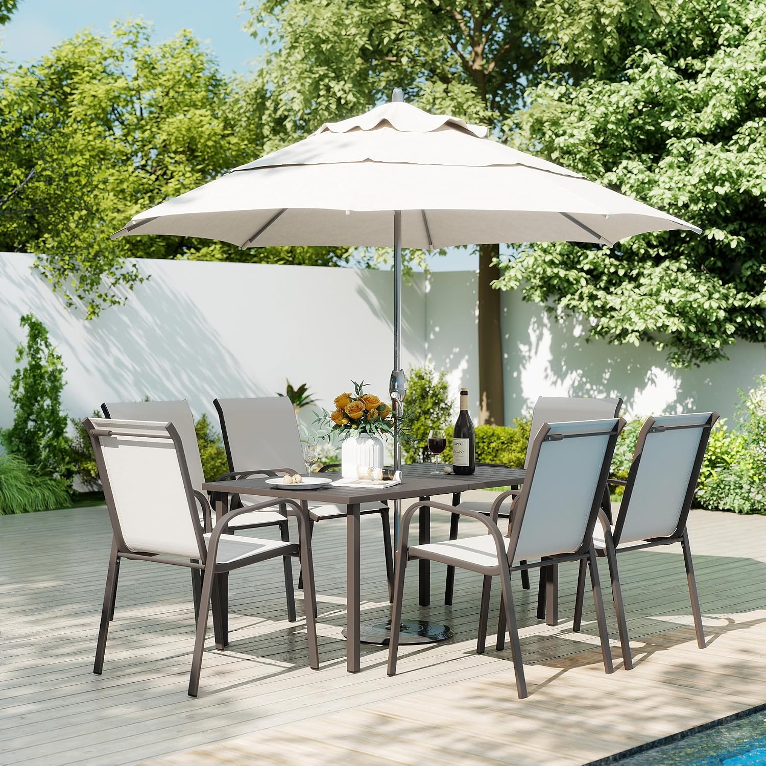 Garten-Essgruppe für die Terra – Outdoor Furniture Quick Dry Bewertung und Preis