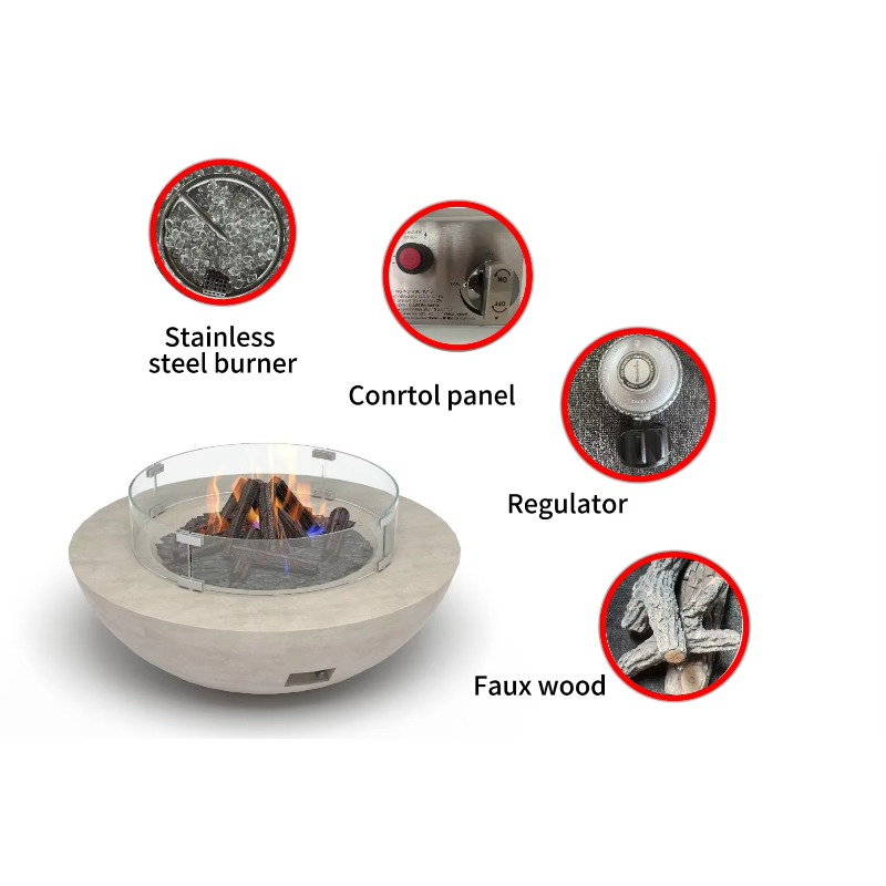 【Bestseller】 36-Zoll-Schüssel  – Fire Pit Bowl Bewertung und Preis
