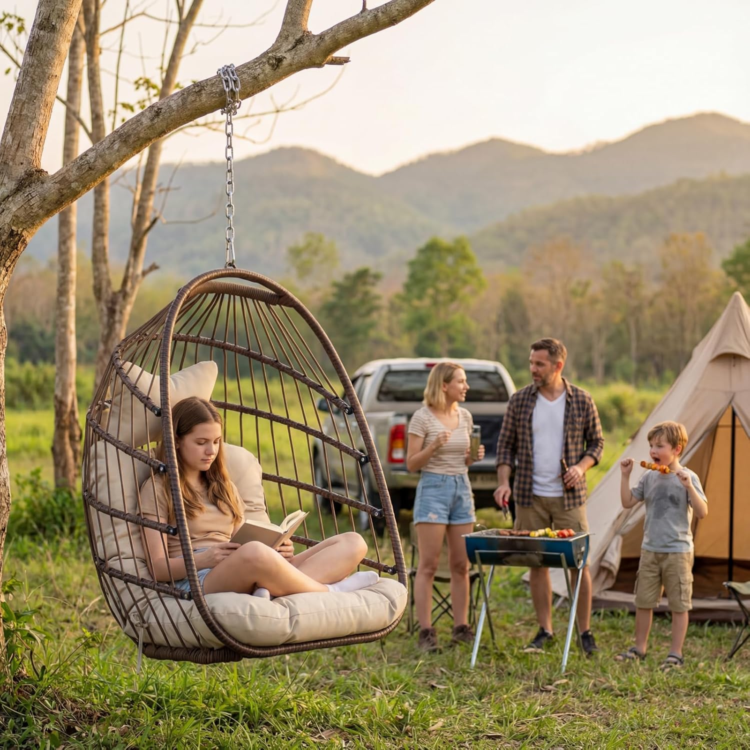 Hängesessel für den Außenberei – Outdoor Furniture Without Cushions Bewertung und Preis