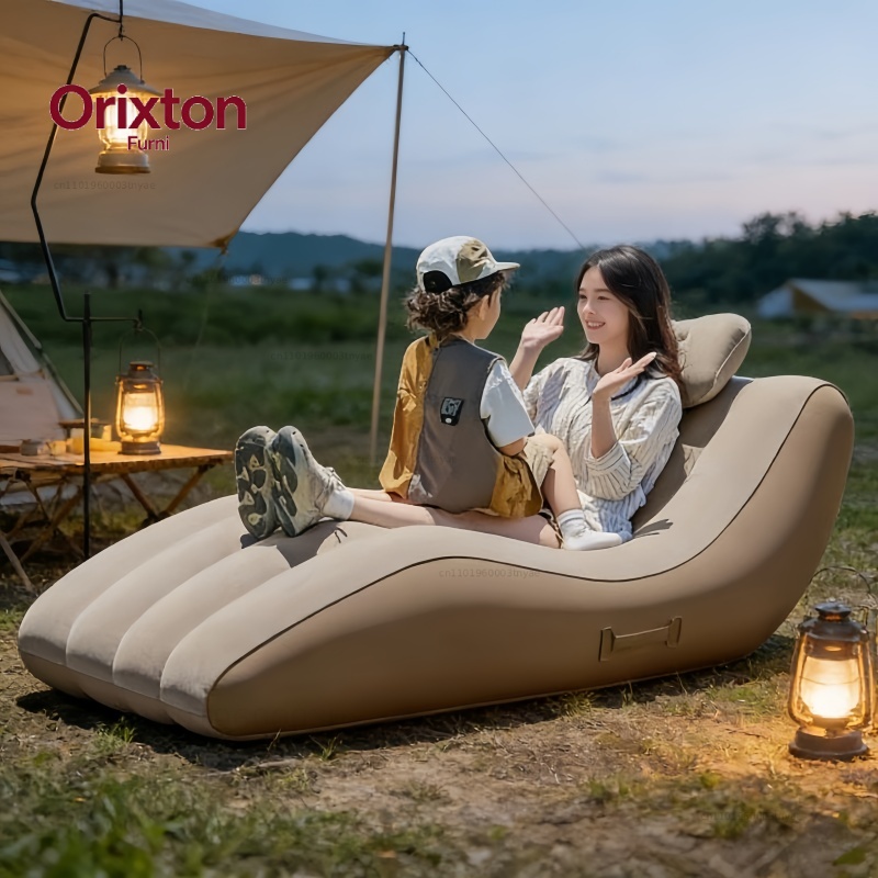 Tragbarer, selbstaufblasender  – Outdoor Furniture Lounge Chair Bewertung und Preis