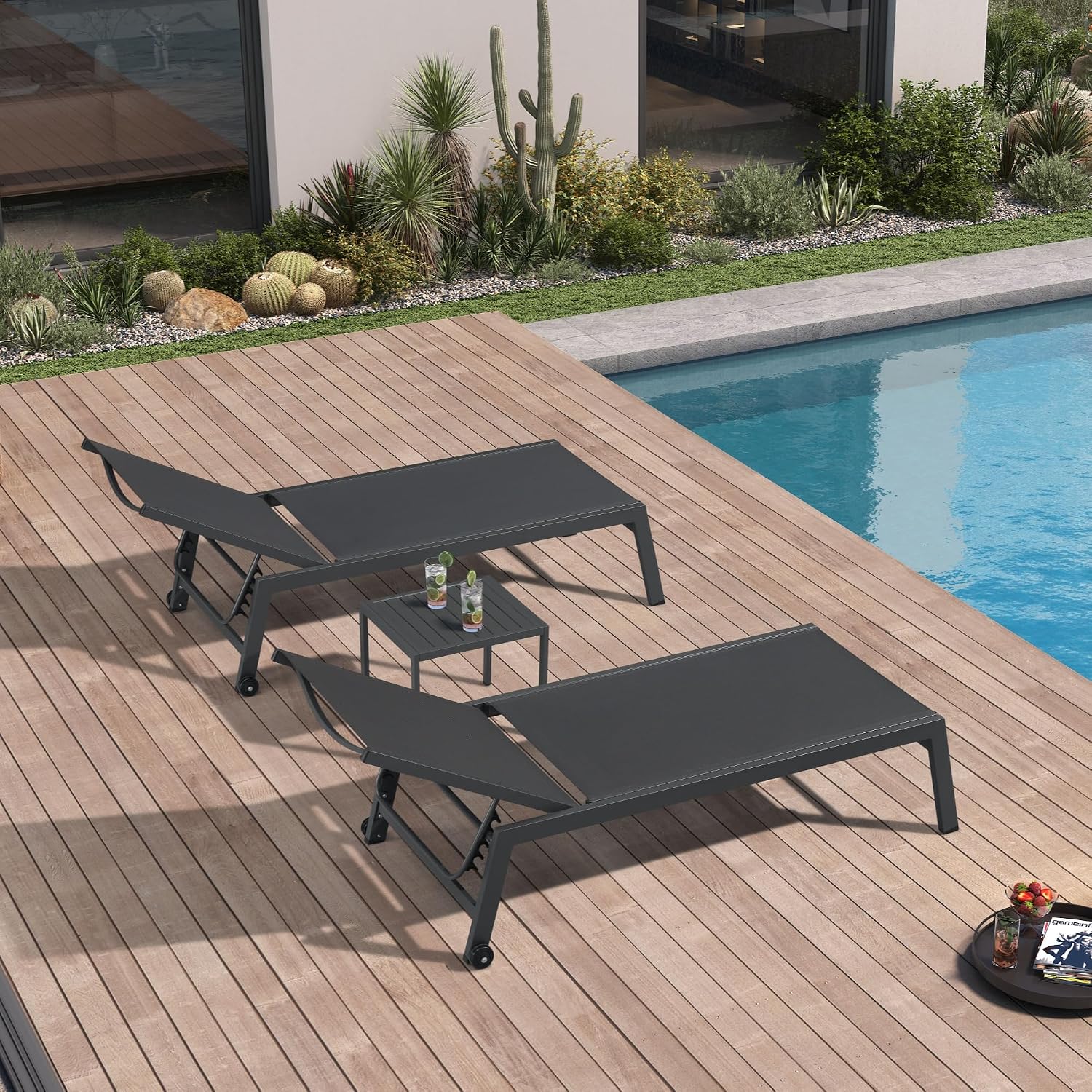 Breiter Terrassen-Loungesessel – Outdoor Furniture Quick Dry Bewertung und Preis