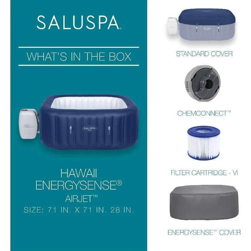 SaluSpa AirJet 4 bis 6 Persone – Inflatable Hot Tub Bewertung und Preis