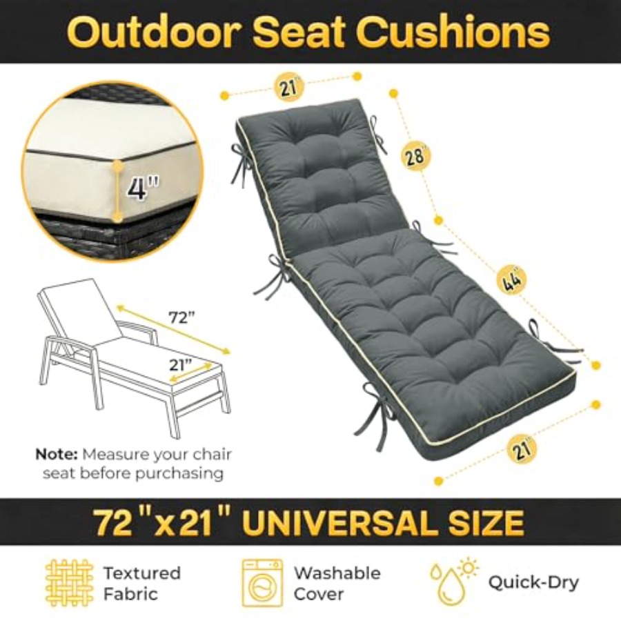 x21 Klappbare Sonnenliegenaufl – Outdoor Furniture Quick Dry Bewertung und Preis