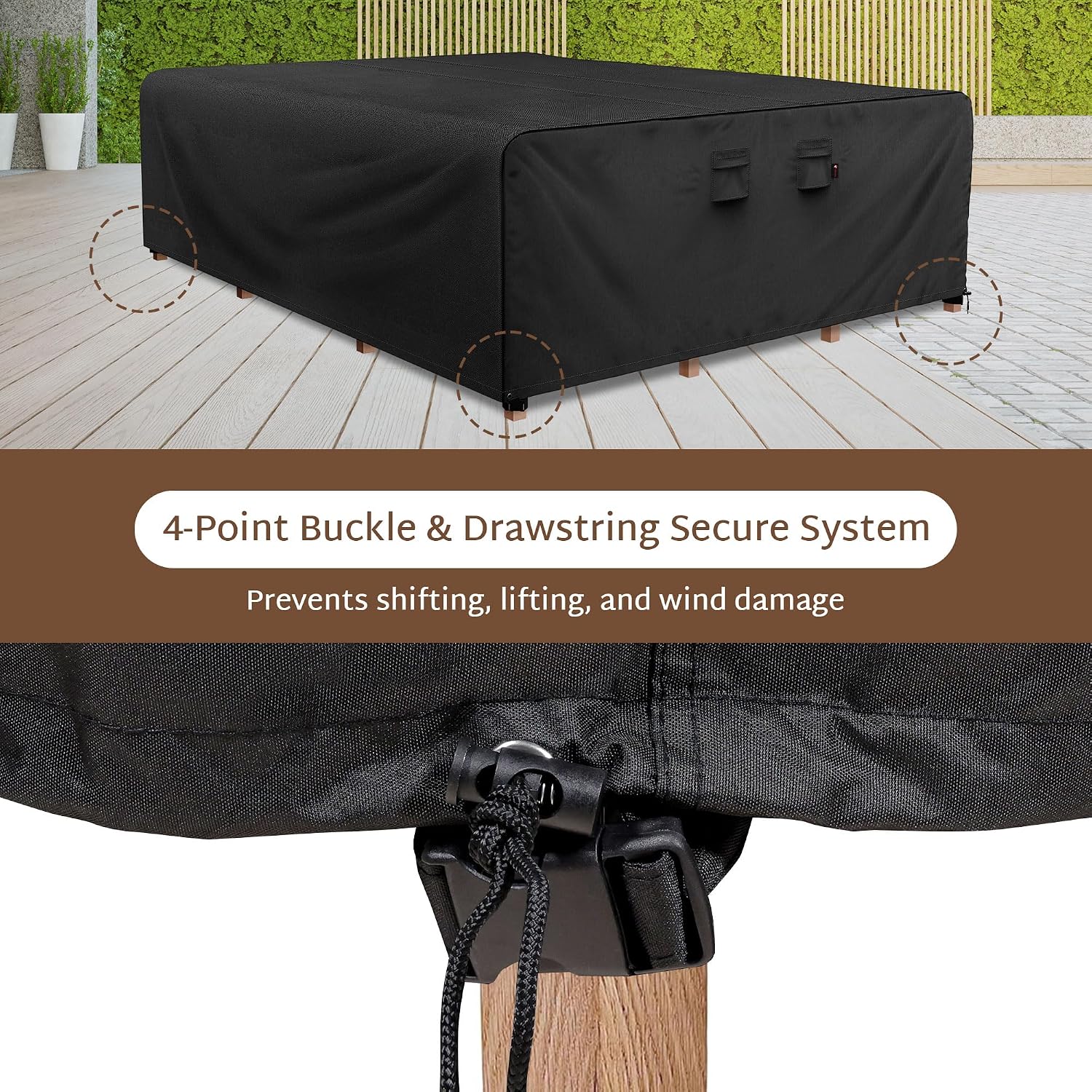 Rechteckige 600D Hochleistungs – Outdoor Furniture Weatherproof Bewertung und Preis