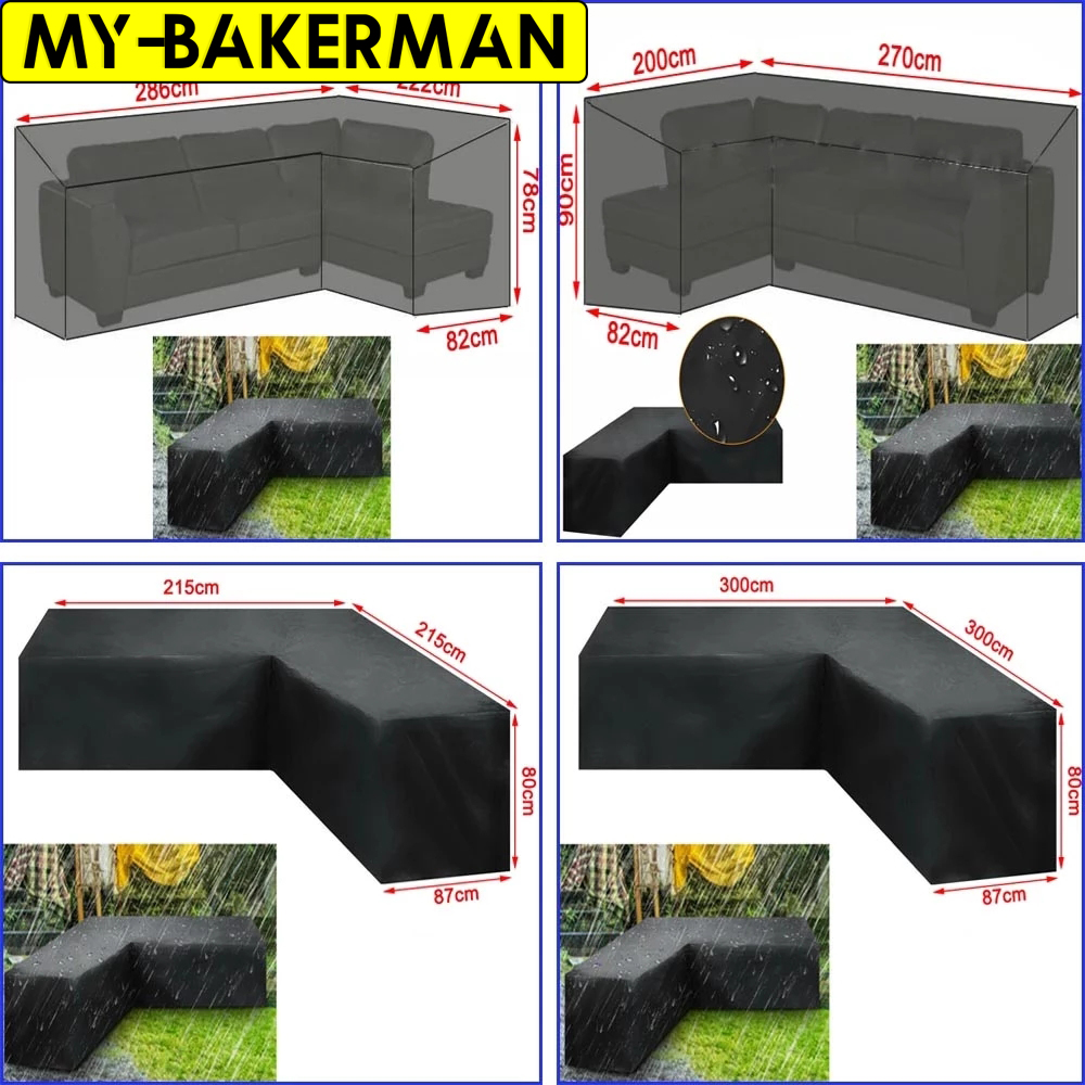L-förmige Möbelabdeckung, wass – Outdoor Furniture Cover Xl Bewertung und Preis