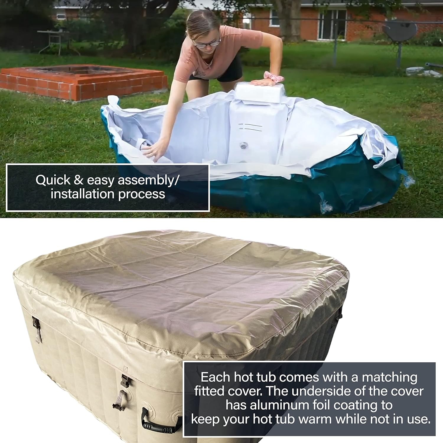 Aufblasbarer Whirlpool, Hochle – Inflatable Hot Tub Bewertung und Preis