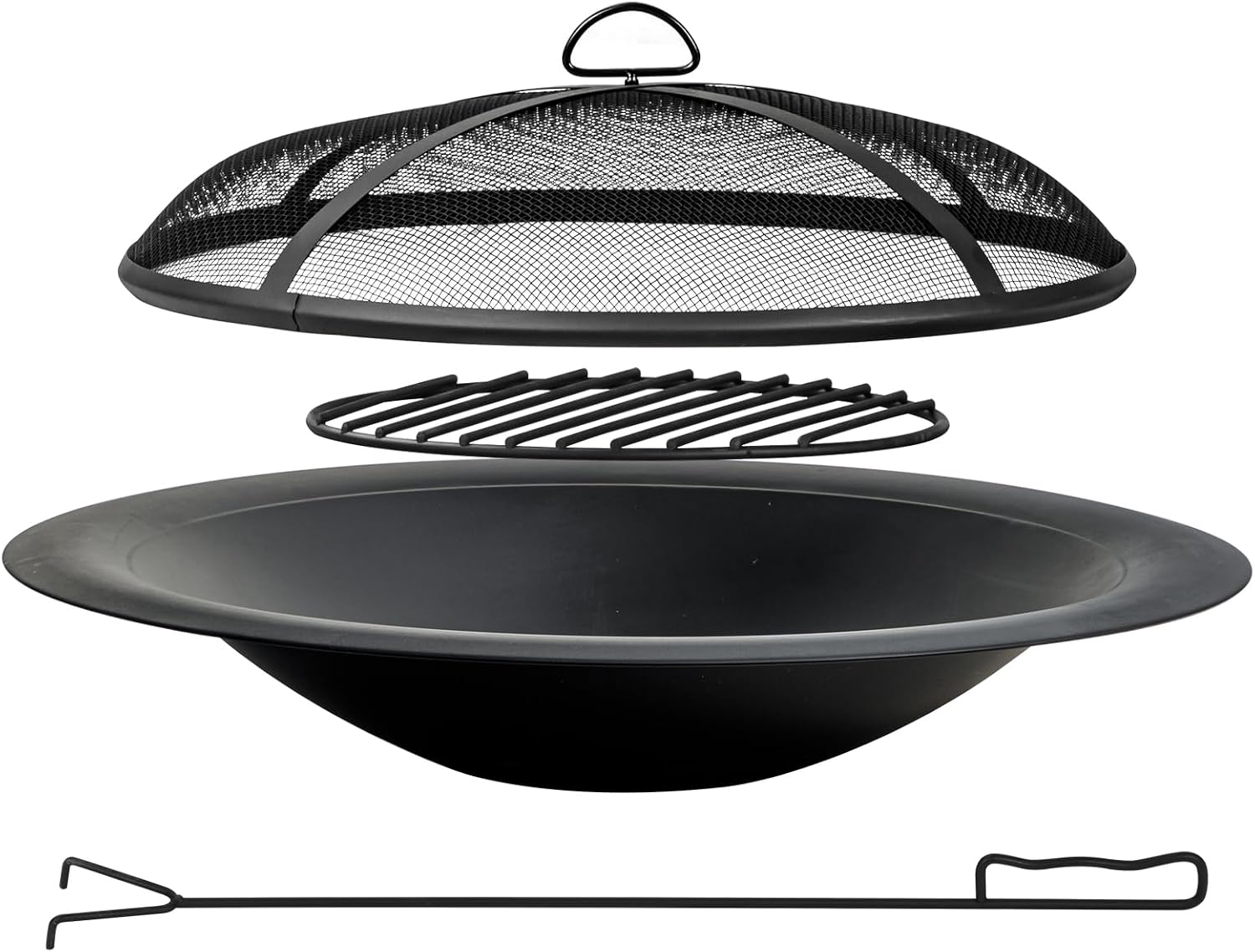 35 Zoll Stahl-Feuerschale, rob – Fire Pit Bowl Bewertung und Preis