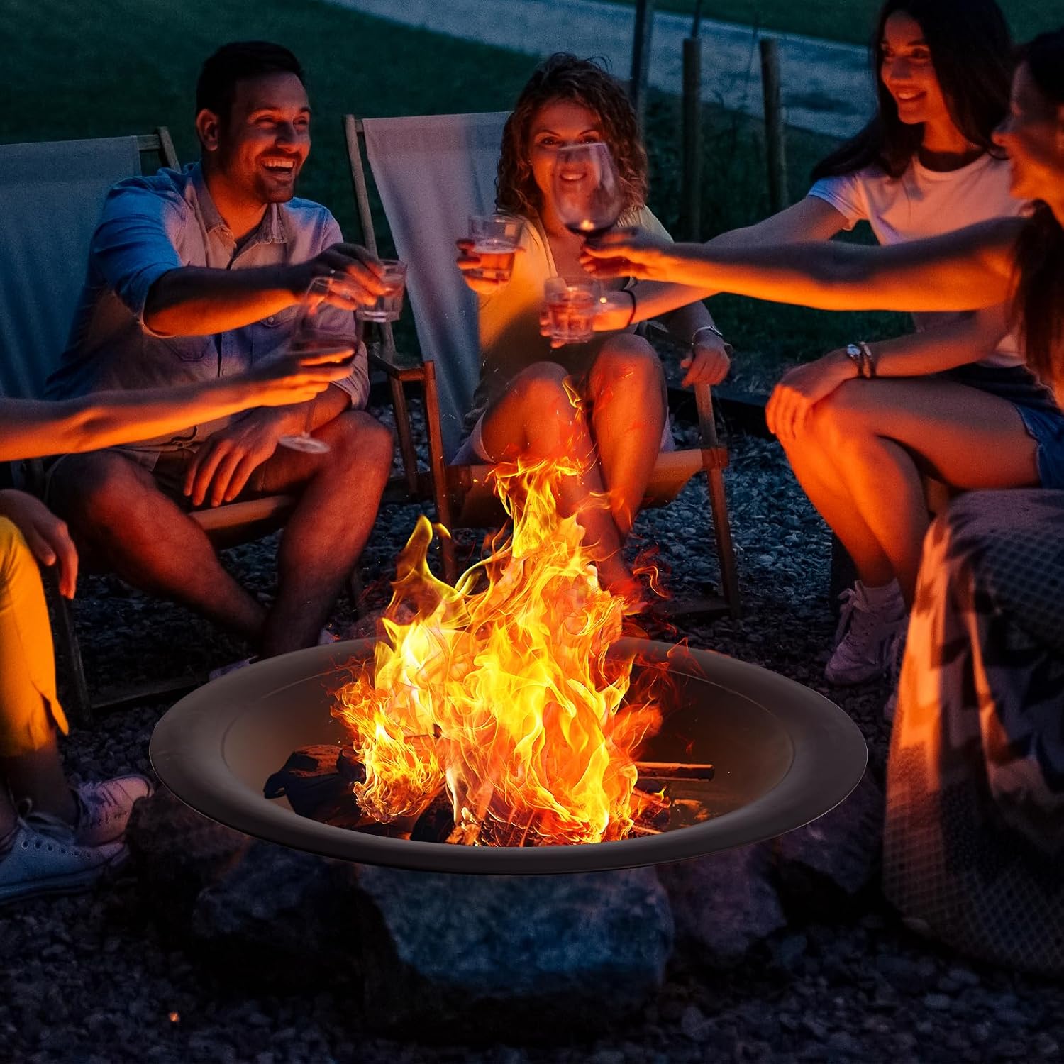 35 Zoll Stahl-Feuerschale, rob – Fire Pit Bowl Bewertung und Preis
