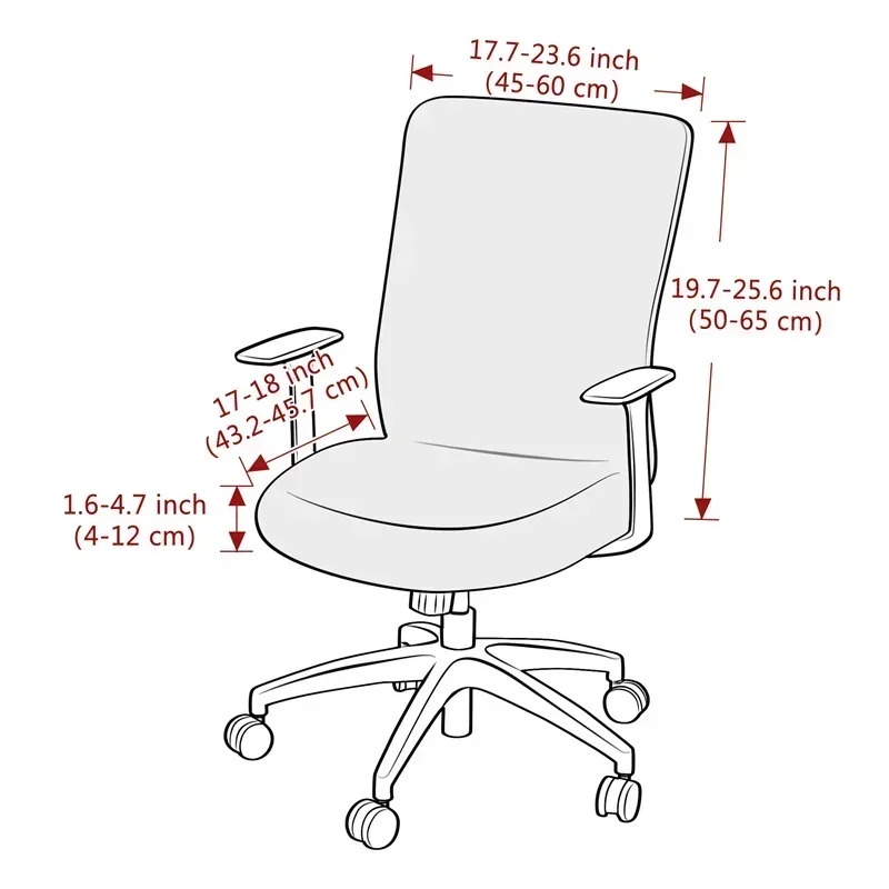 1 Stück Jacquard Bürostuhlbezu – Outdoor Furniture Cover Xl Bewertung und Preis
