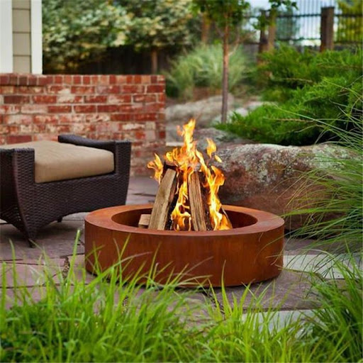 Outdoor-Sofa-Set mit Feuertisc – Fire Pit Bowl Bewertung und Preis
