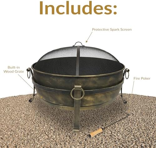 34-Zoll Stahl-Feuerschale für  – Fire Pit Bowl Bewertung und Preis