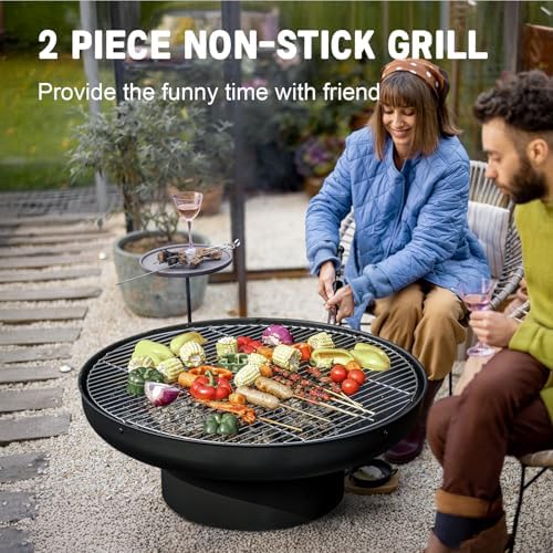 32-Zoll-Feuerkorb-Tisch mit De – Fire Pit Bowl Bewertung und Preis