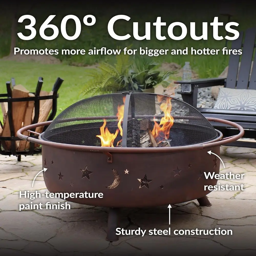 42-Zoll Outdoor-Feuerstelle au – Fire Pit Bowl Bewertung und Preis
