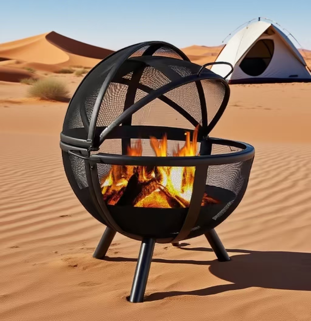 Kugelförmige Outdoor-Garten-Fe – Fire Pit Bowl Bewertung und Preis