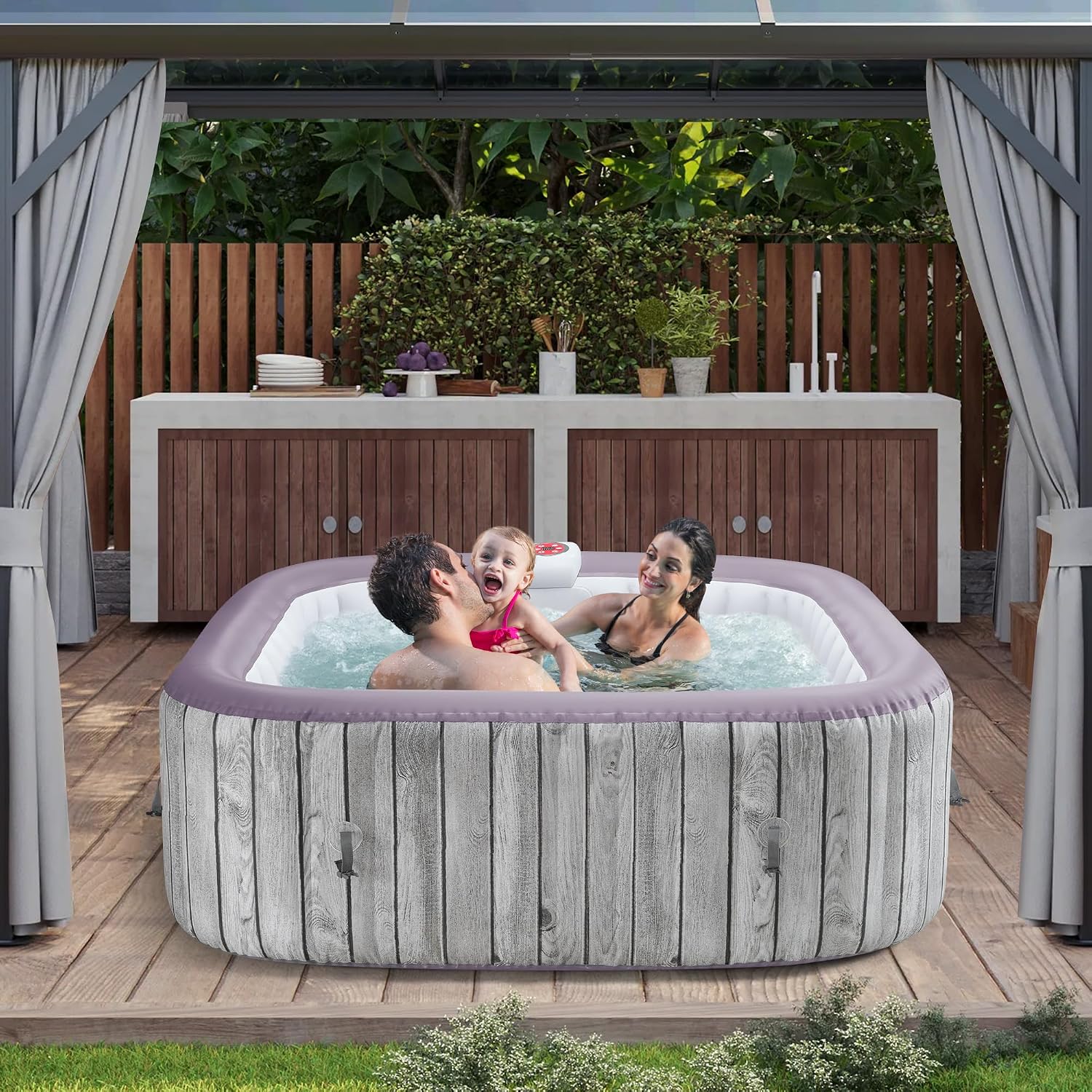 Aufblasbares quadratisches Whi – Inflatable Hot Tub Bewertung und Preis