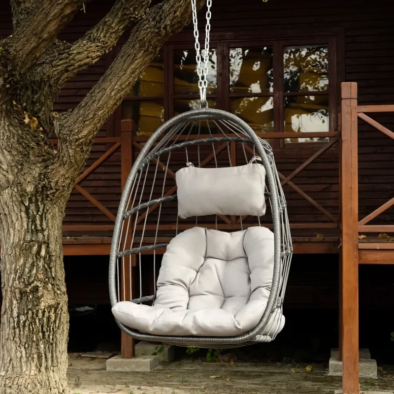 Outdoor-Schaukelstuhl aus Korb – Outdoor Furniture Without Cushions Bewertung und Preis