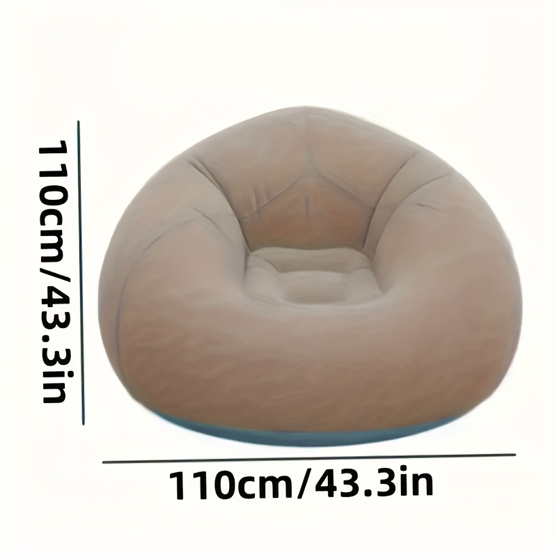 Flockter aufblasbarer PVC-Sofa – Outdoor Furniture Lounge Chair Bewertung und Preis